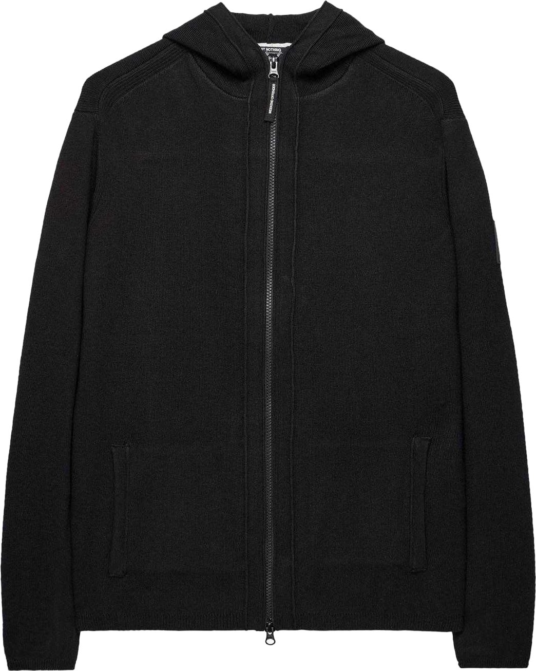 Thumbnail - Weekend Offender - "Enzo" Hoodie mit durchgehendem Reißverschluss für Herren (Schwarz)