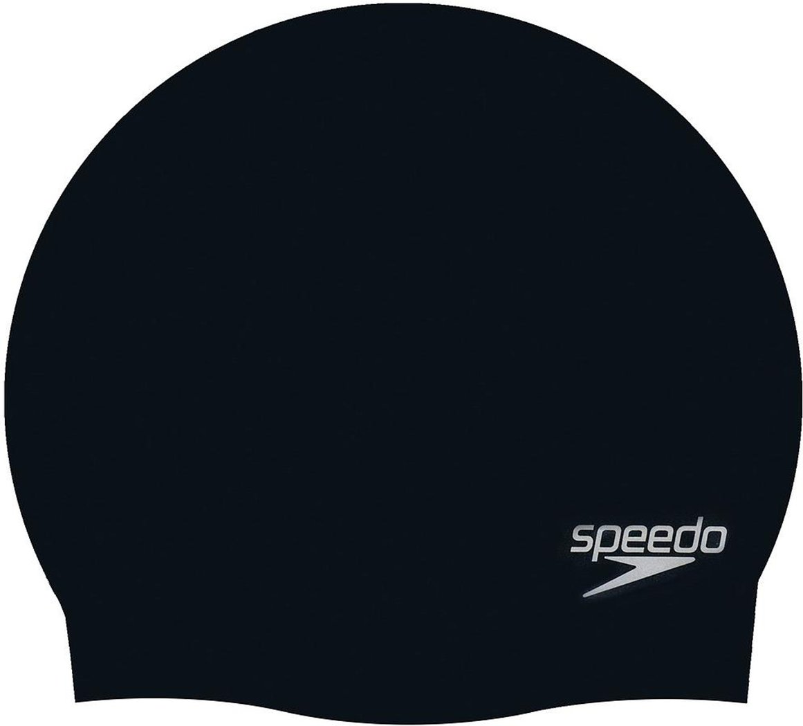 Speedo Unisex 3D-Silikon-Badekappe (Schwarz)