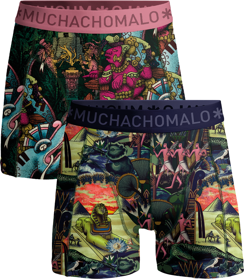 Muchachomalo Herren Boxer Shorts - 2er Pack - Herren Unterwäsche
