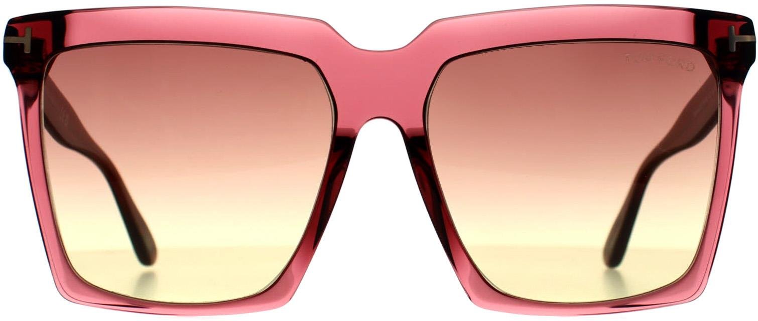 Tom Ford Quadratisch Damen Glänzend Bordeaux Bordeaux Farbverlauf Sabrina FT0764