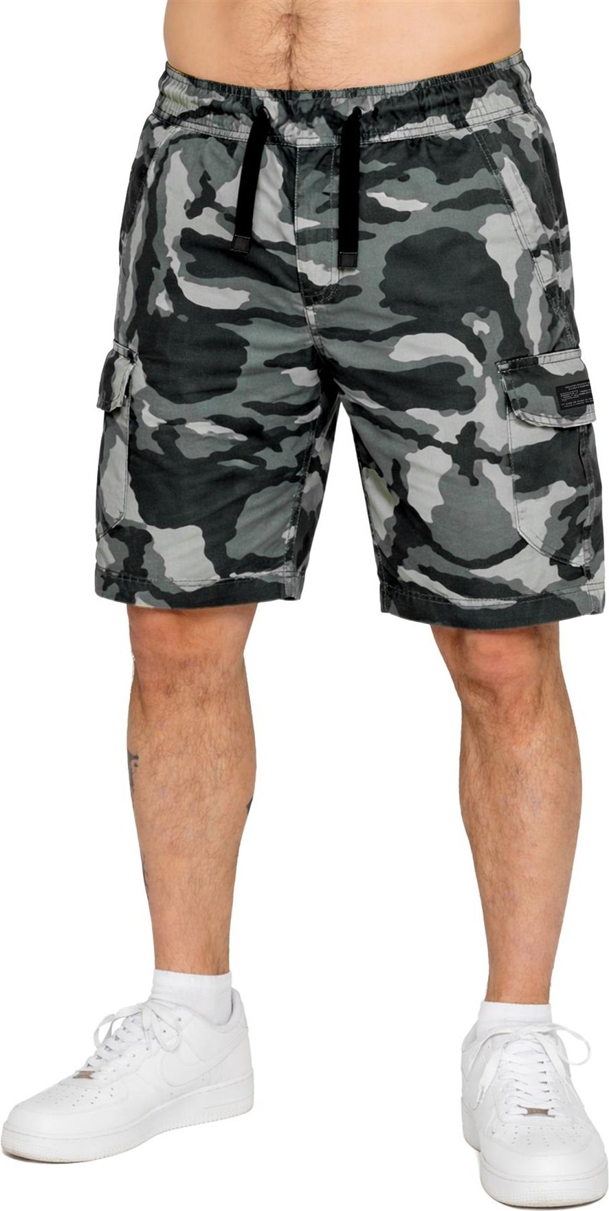 Enzo | Herren Camouflage Cargo-Shorts