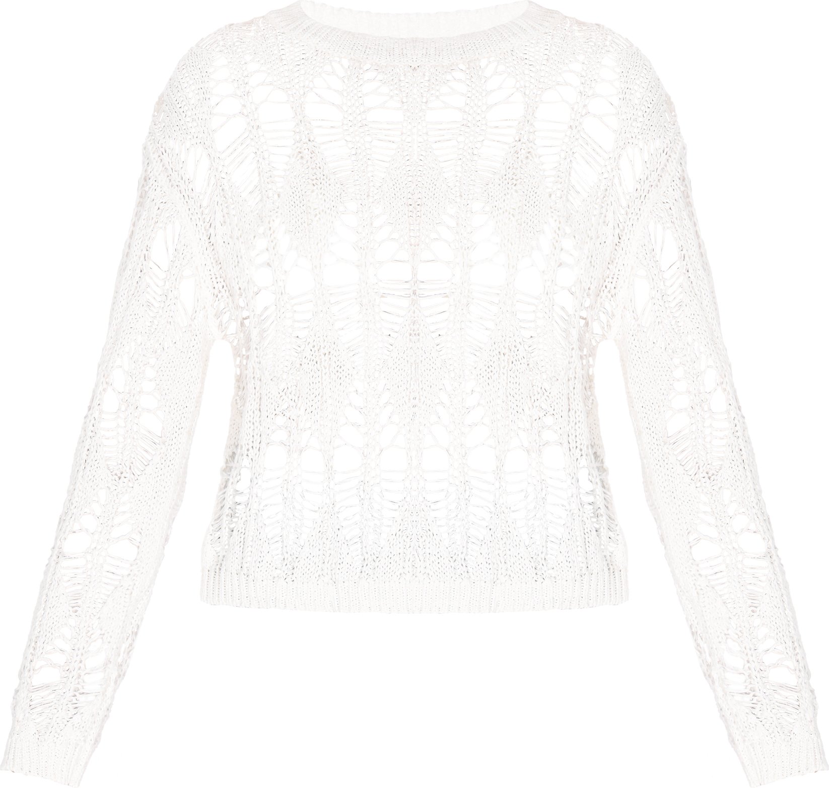 IZIA Pullover Frauen Weiß