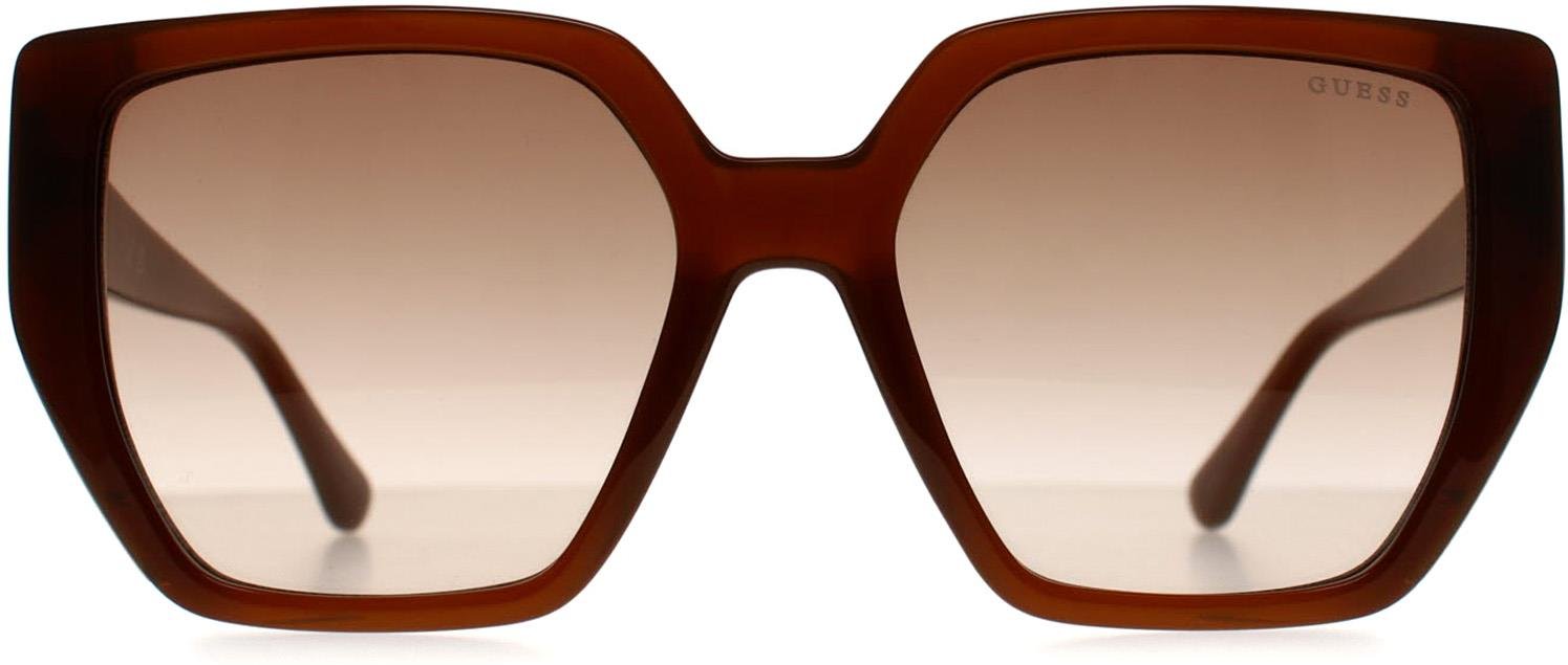 Guess GF6178 45B glänzend hellbraun braun Farbverlauf Sonnenbrille