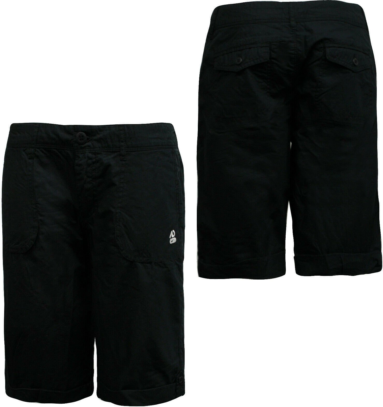 Nike Womens Wäschelfracht Capri Hosen Baumwolle Casual Black 433501 010 EE189