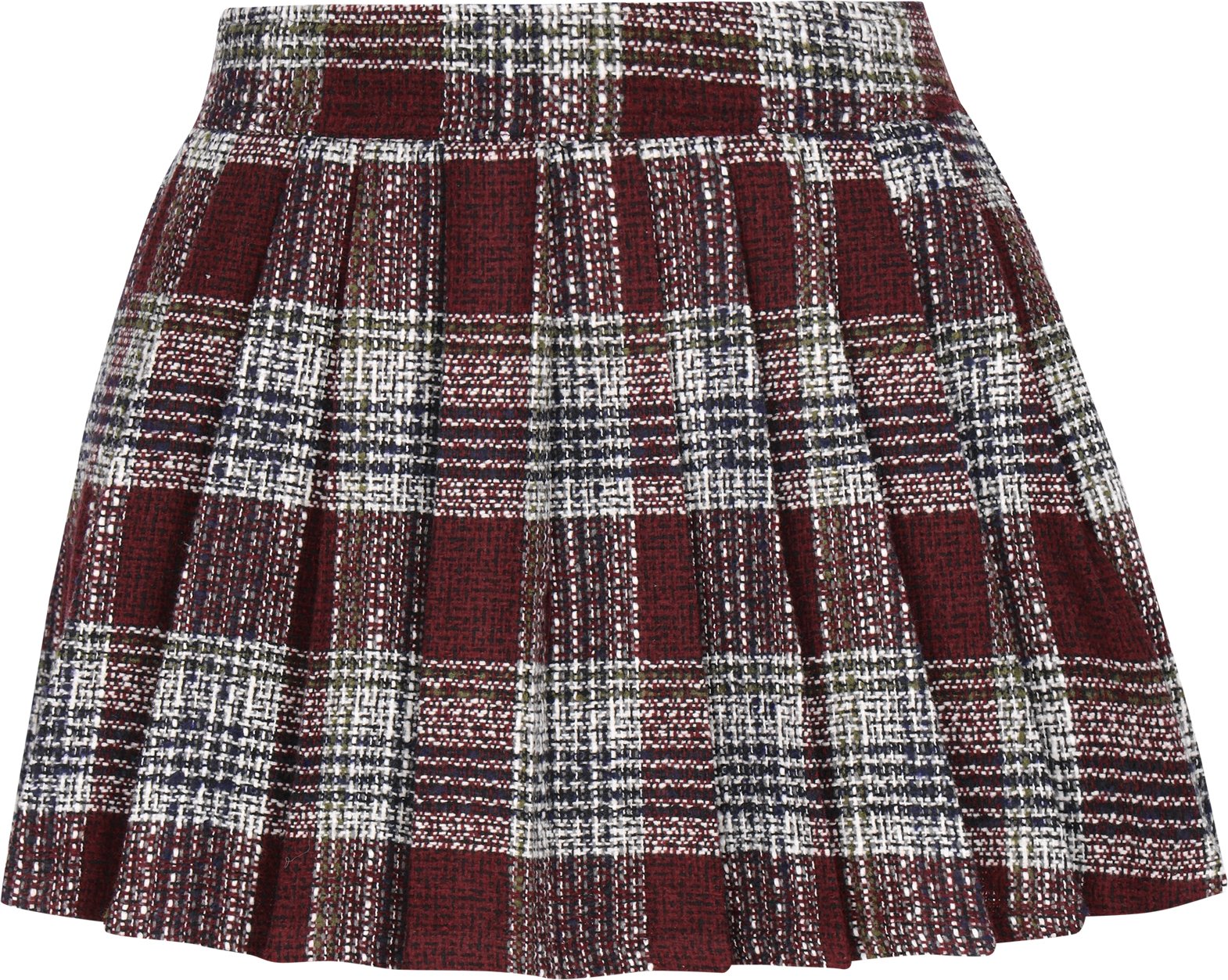 Mymo Rock Frauen Burgunderrot kariert