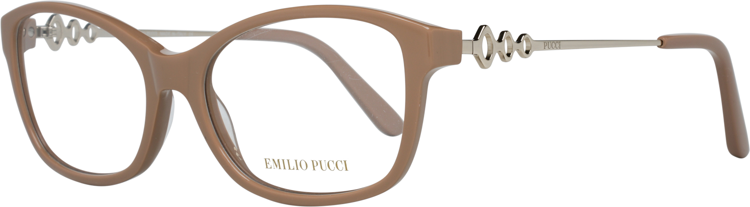 Emilio Pucci Beige Montures optiques pour femmes