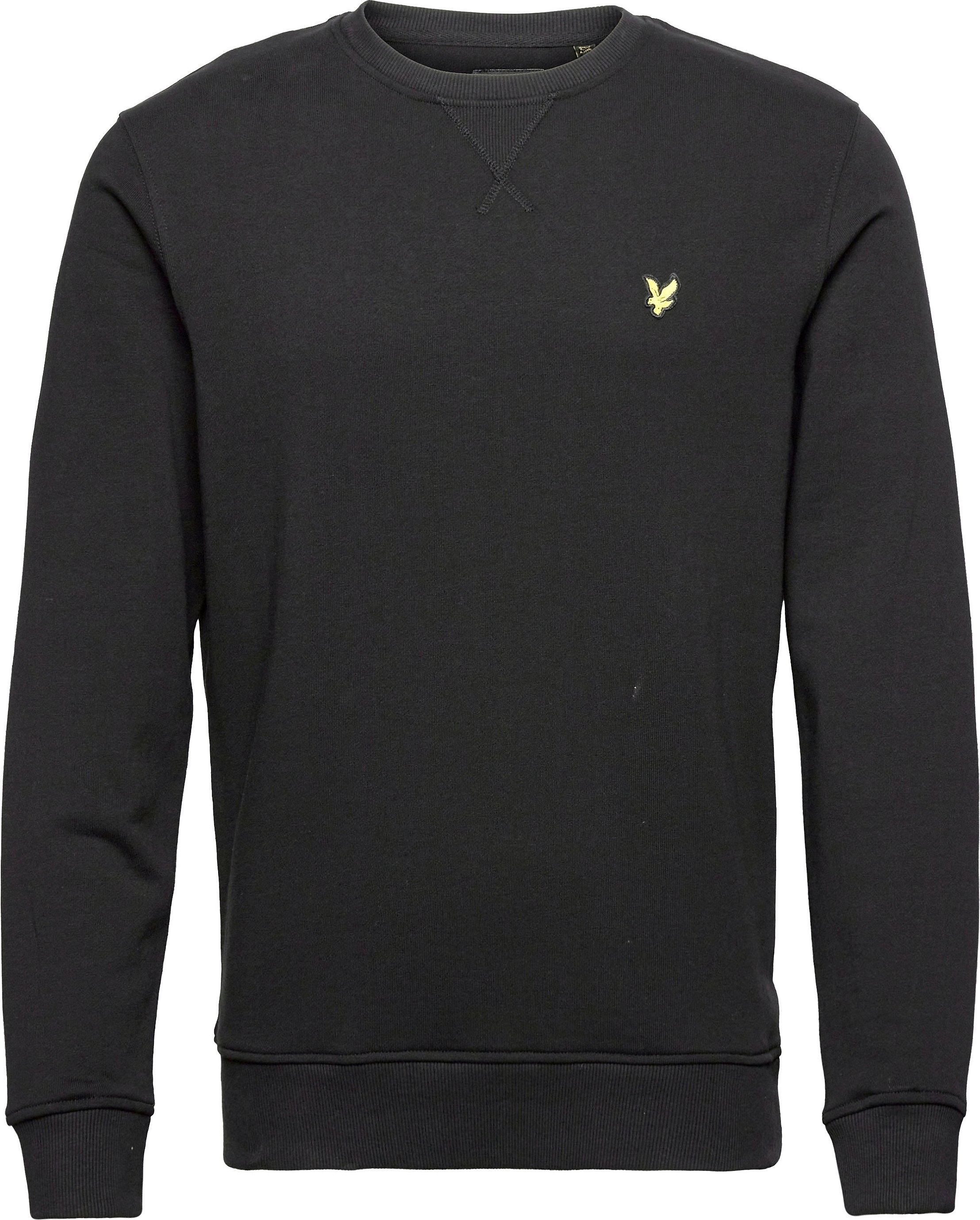 Lyle & Scott Sweatshirt mit Rundhalsausschnitt in Schwarz
