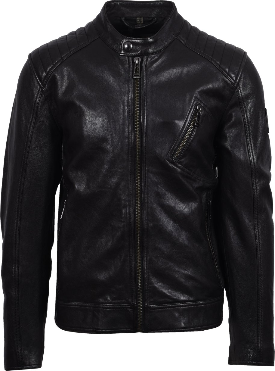 Belstaff V Racer Lederjacke Schwarz