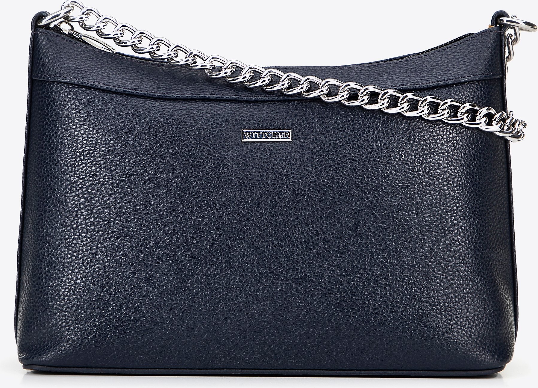 Wittchen Damen-Schultertasche aus Kunstleder, marineblau