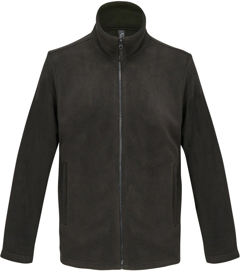 SOLS - Jacke für Herren/Damen Unisex, Micro-Vlies (Schwarz)