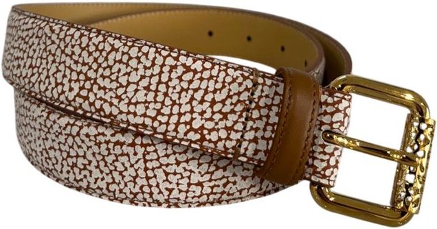 Borbonese Brauner Leder Damen Gürtel