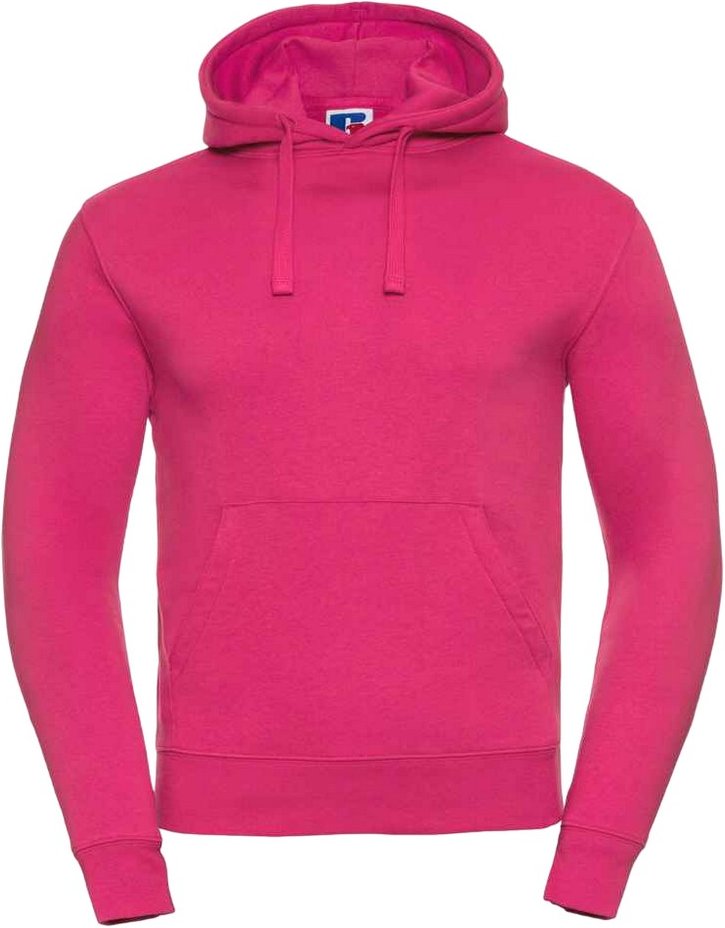 Russell - "Authentic" Kapuzenpullover für Herren (Fuchsie)
