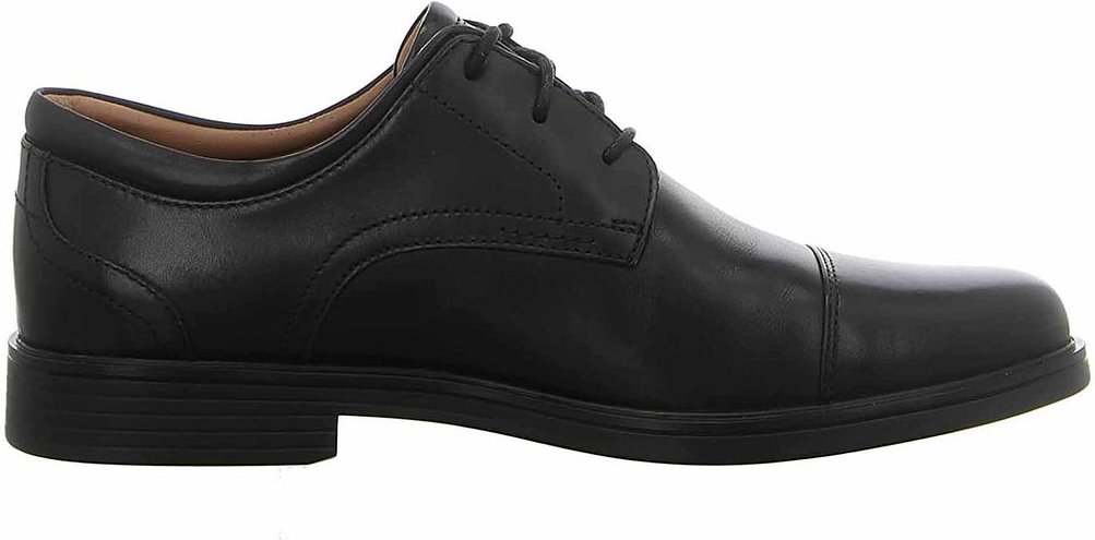 Clarks un Aldric Cap Mens Black Schuhe