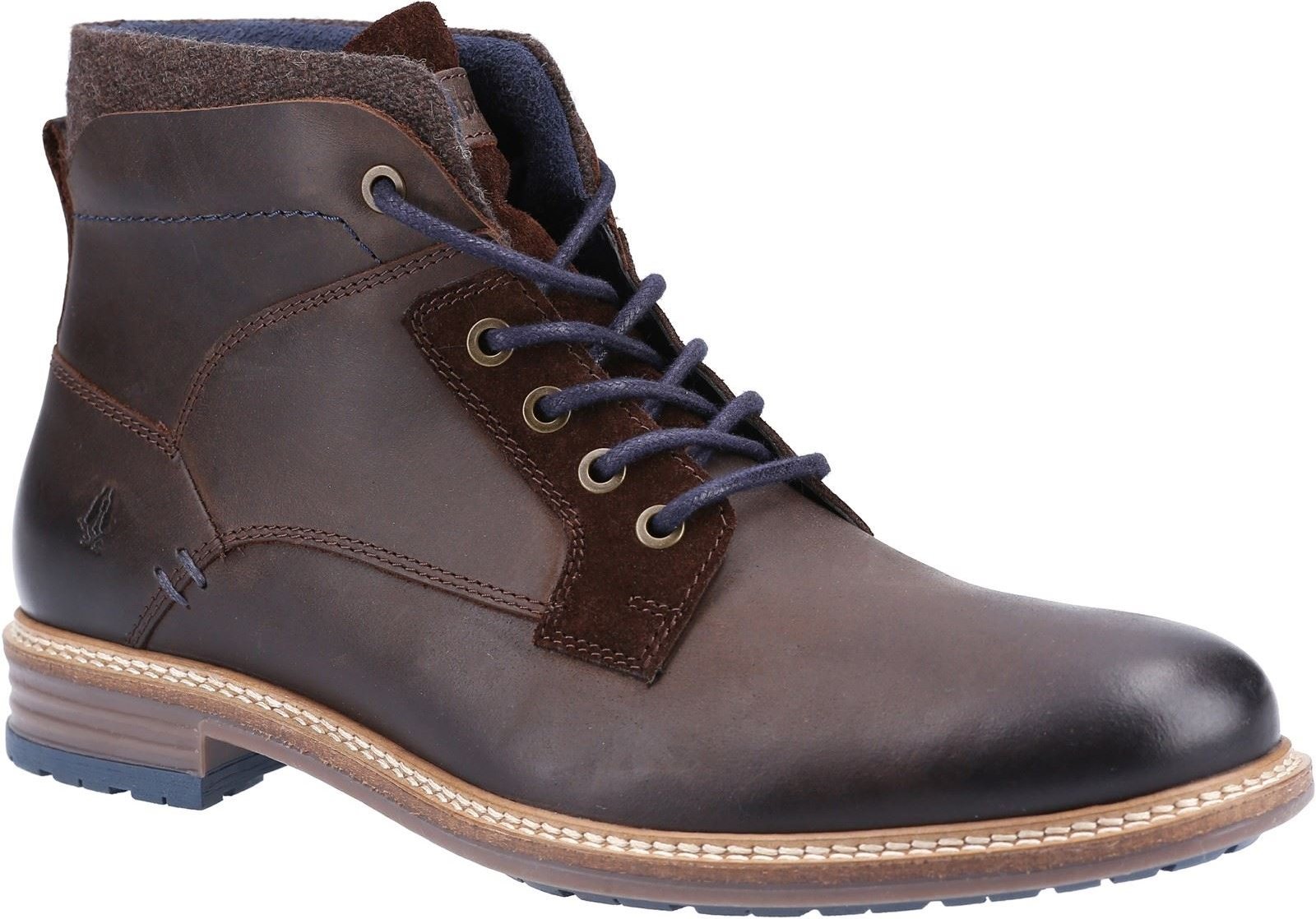 Hush Puppies Joel Leder Herrenstiefel Braun