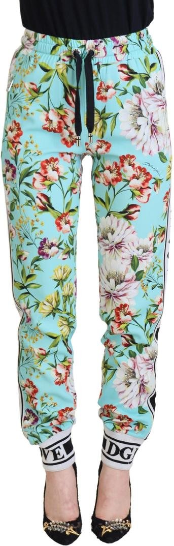 Dolce & Gabbana Damen Mehrfarbige Blumen-Sweatpants
