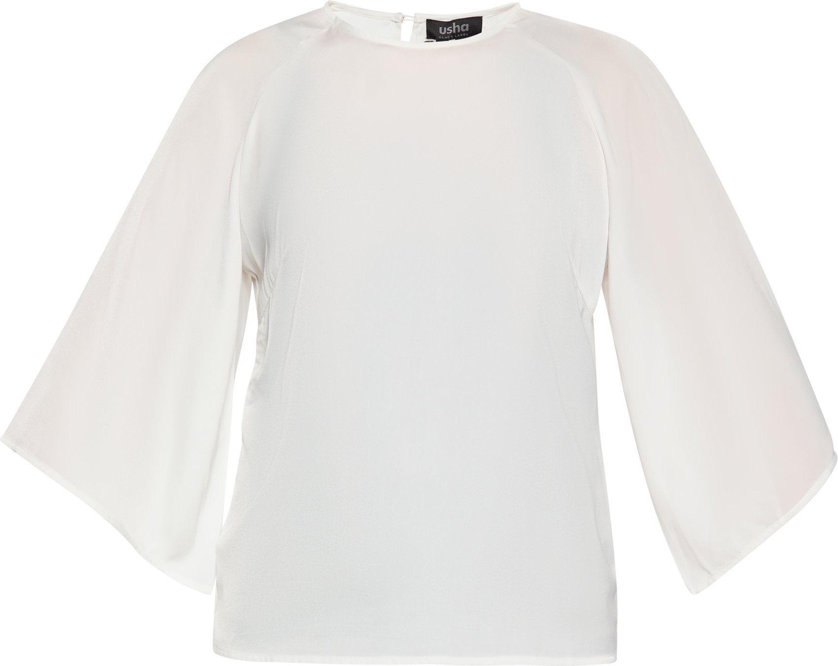 usha Bluse Damen Wollweiß