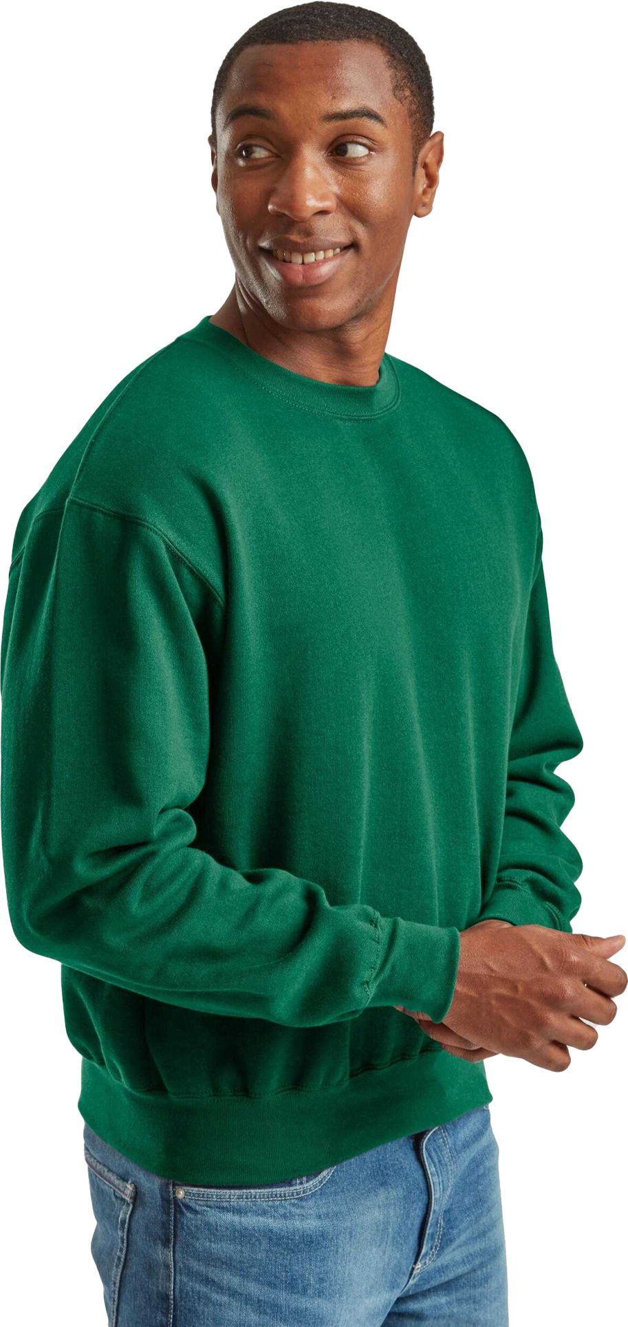 Fruit of the Loom - Sweatshirt für Herren/Damen Unisex, Super Baumwolle (College Grün)