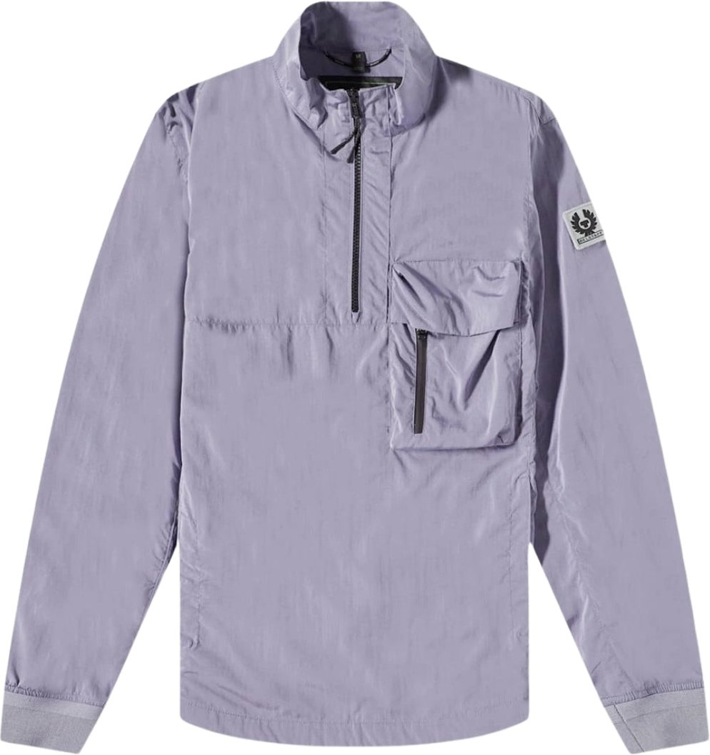 Belstaff Ramp Violet Light Purple Quarter Zip Windjacke