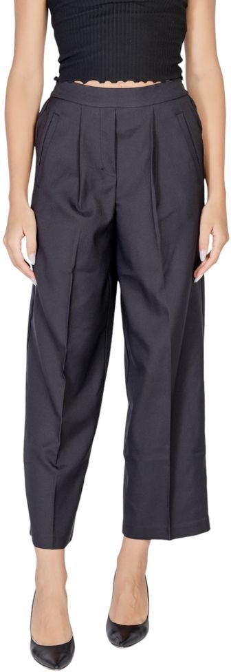 Weit geschnittene cropped Hose