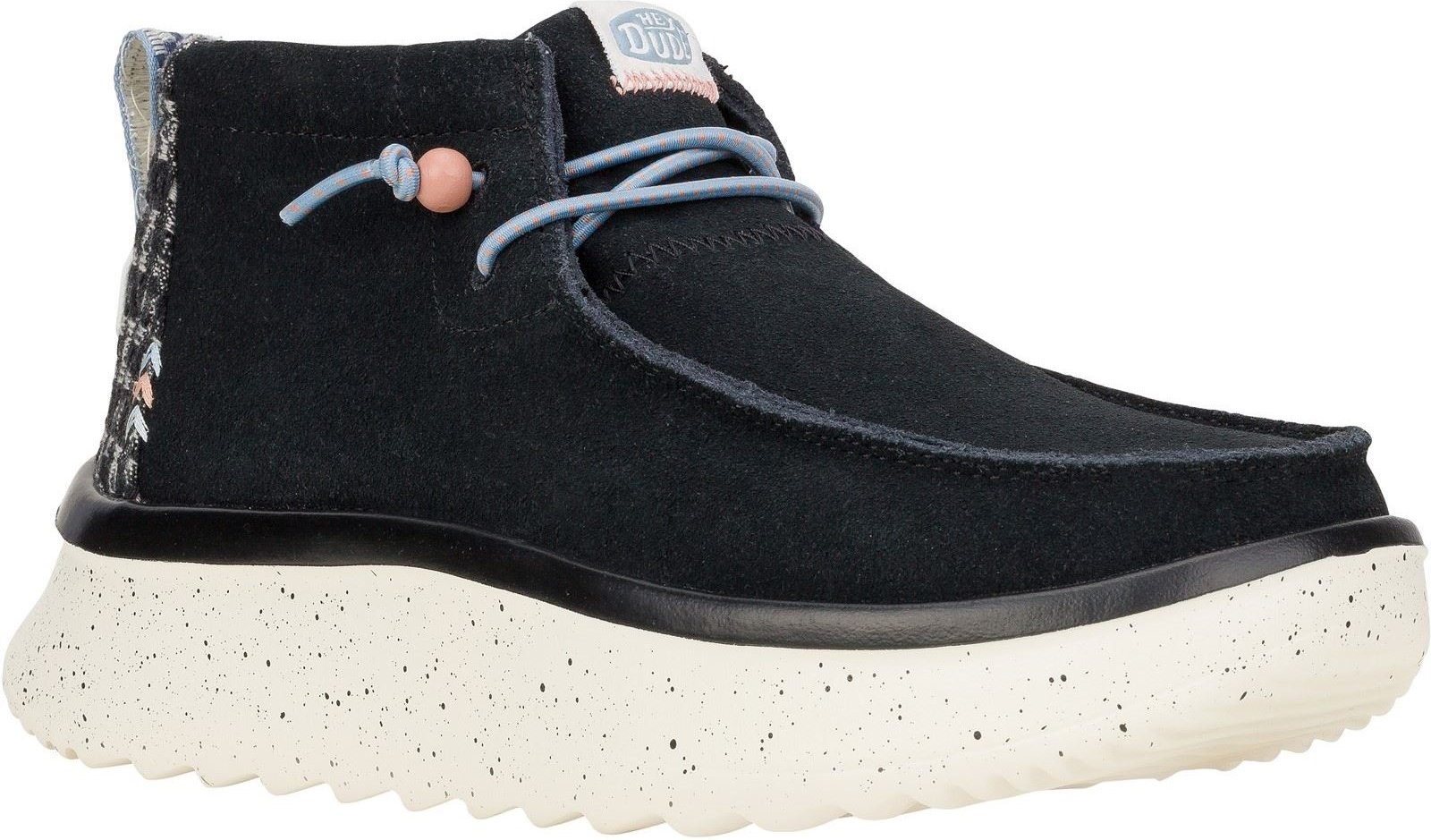 HEYDUDE Wendy Peak Hi Wildleder Damen Schwarz Stiefel