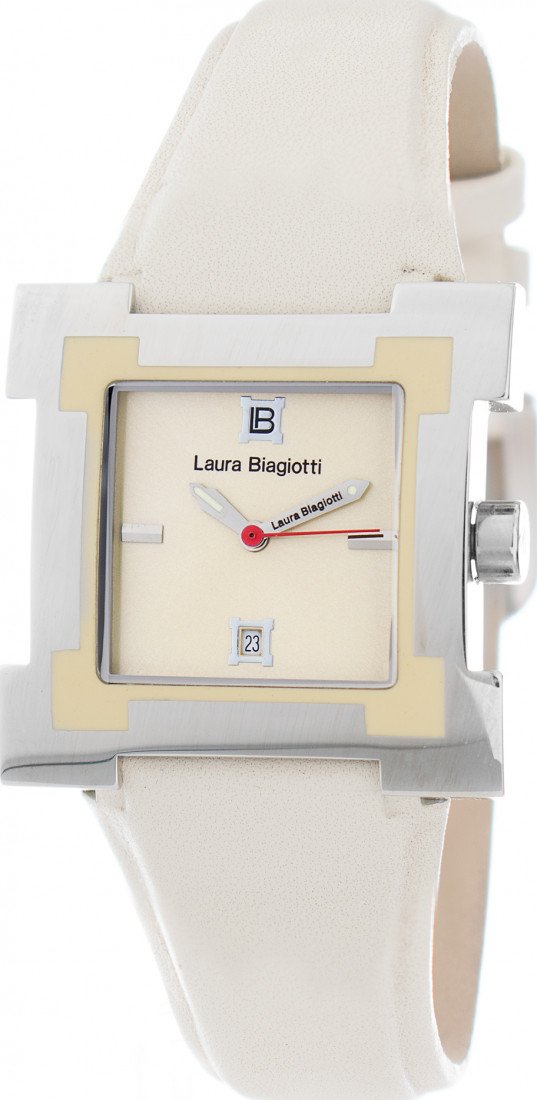 Laura Biagiotti Damenuhr Quartz Silber Gelb