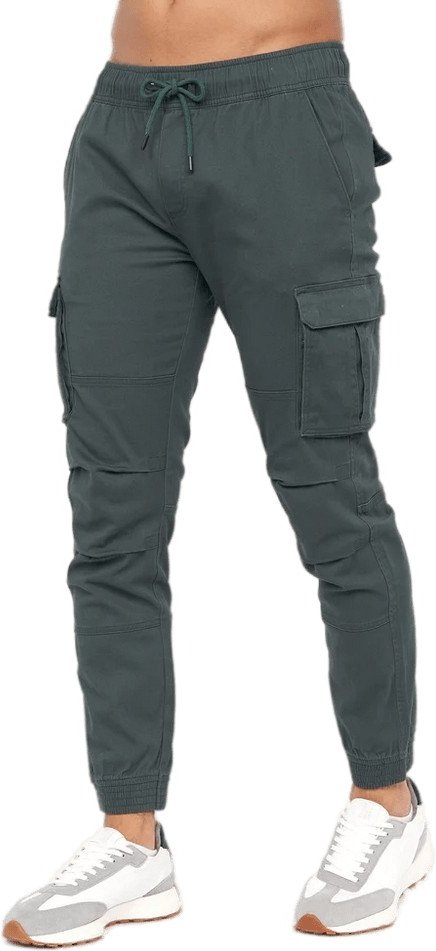 Crosshatch - "Pendles" Cargo-Hose für Herren (Waldgrün)