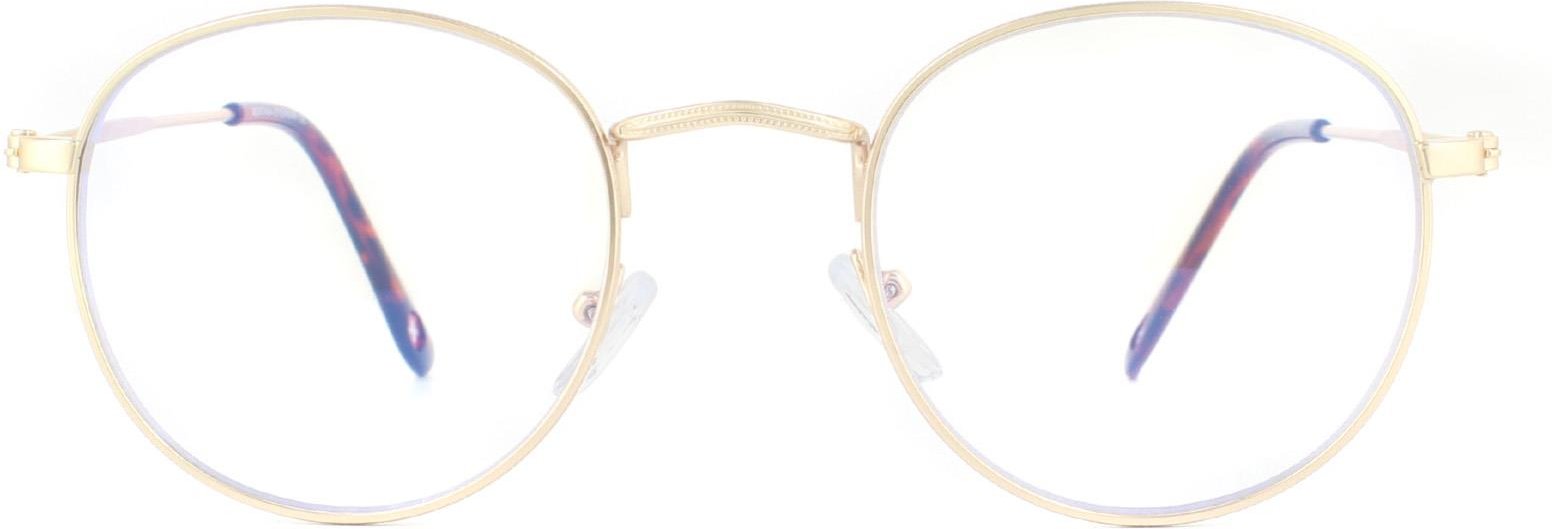 Montana Runde Gold Unisex Frauen Brillenfassungen