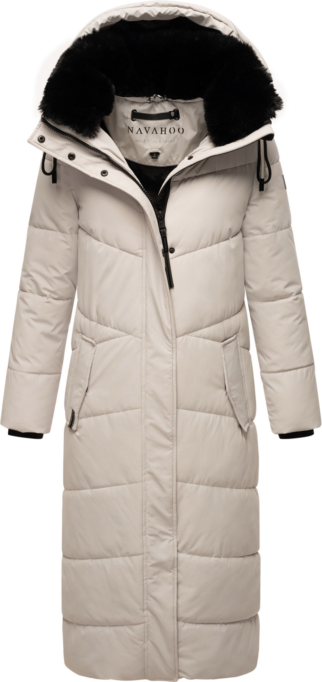 Navahoo Damen Winter Steppmantel Hingucker – Extra Lang & Warm