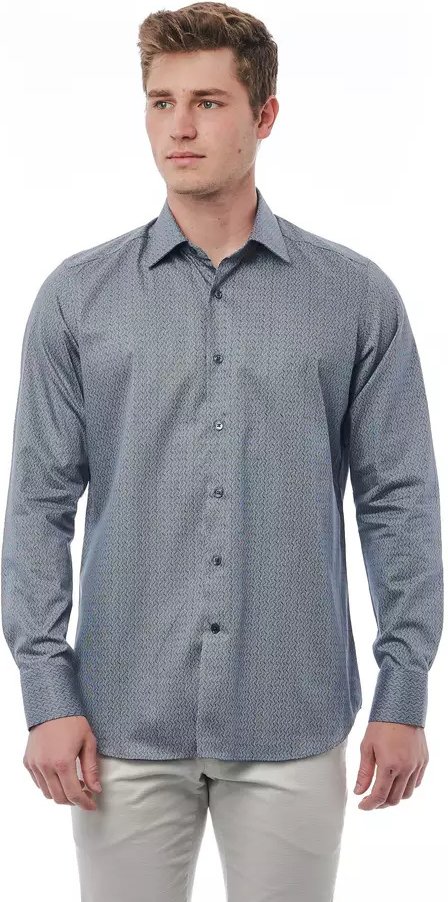 Gemusterte Slim Fit Hemd