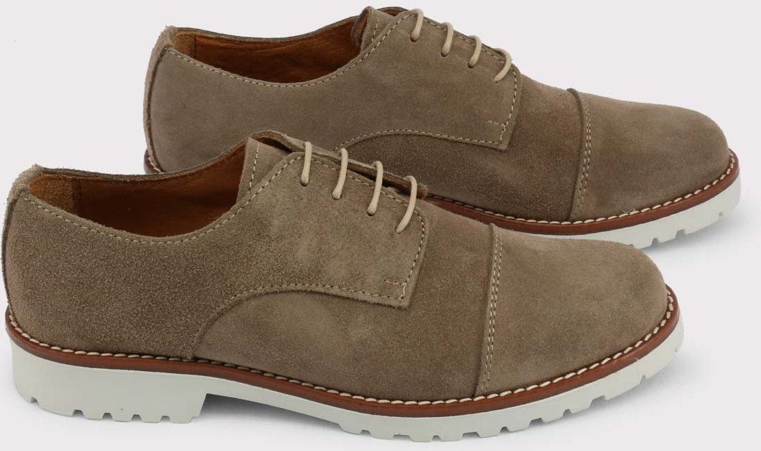 Herren Wildleder Oxford Schnürschuhe mit Kappe
