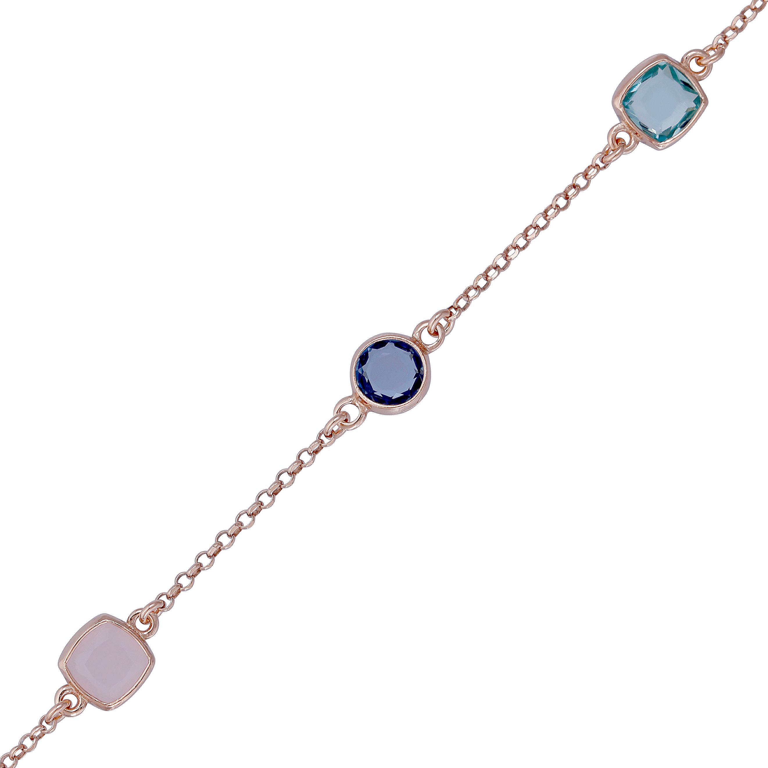 Orphelia 'Fawn' Damenarmband aus 925 Sterling Silber - Rosé ZA-7410