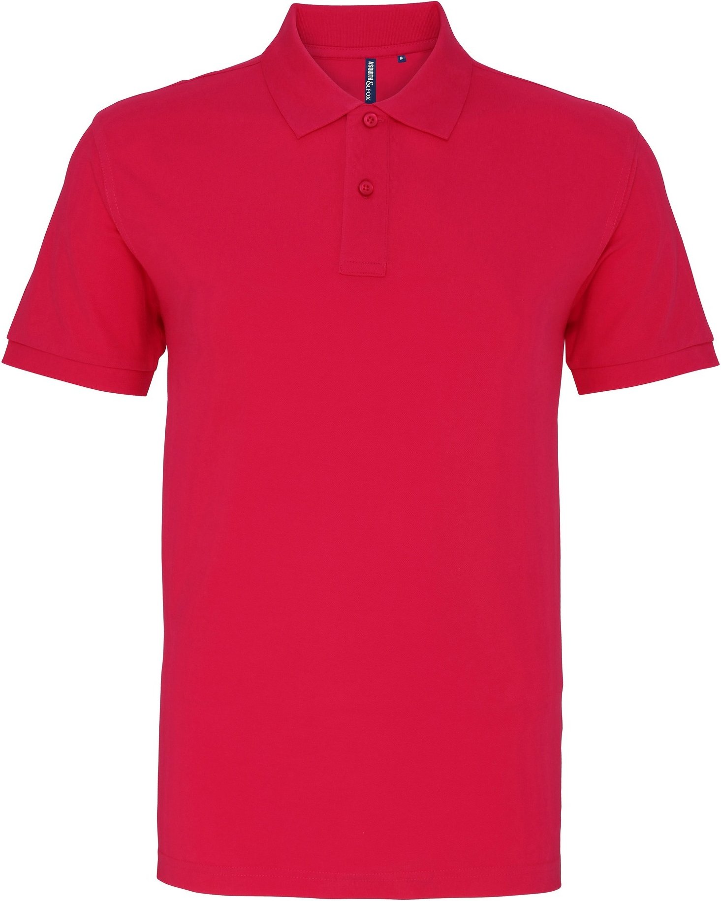 Asquith & Fox Herren Polohemd mit kurzen Ärmeln (Hot Pink)