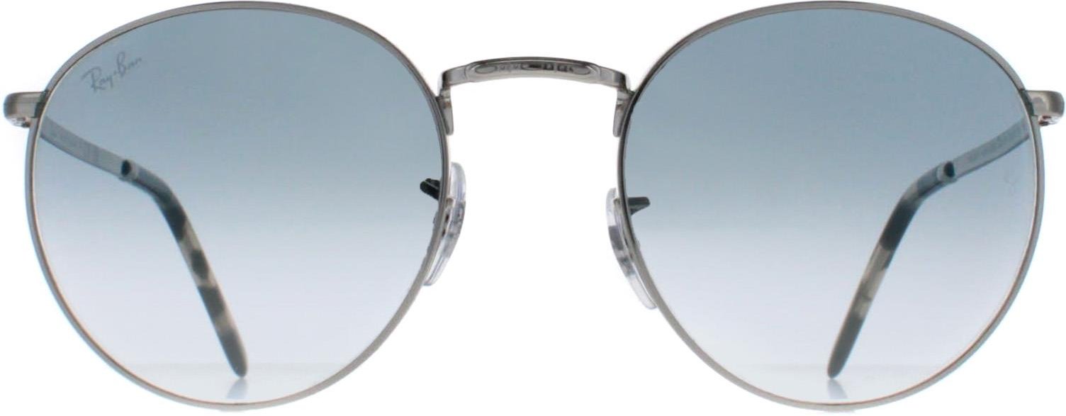 Ray-Ban Rund Unisex Silber Blau Gradient RB3637 Neu Rund