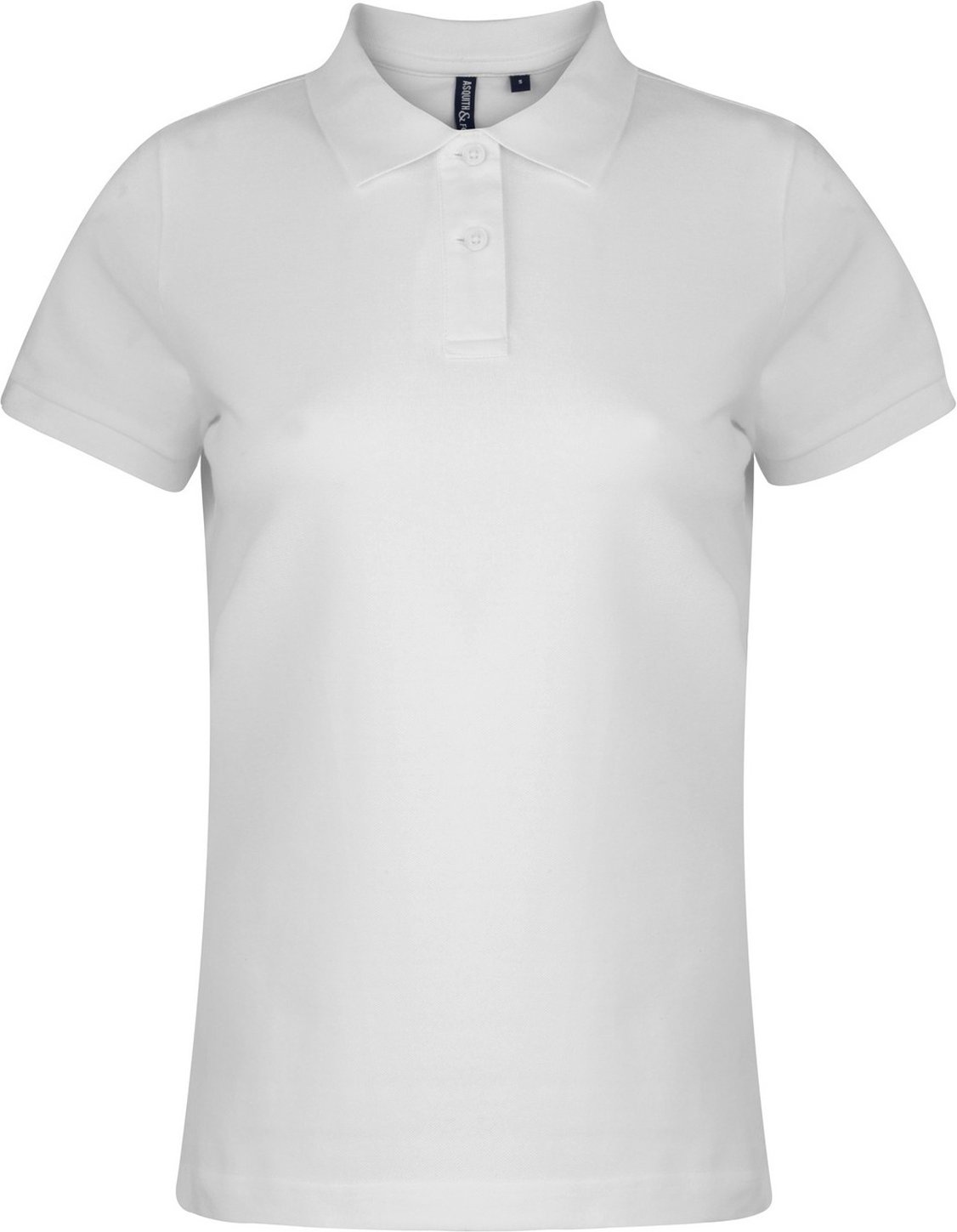 Asquith & Fox - Unifarbenes Poloshirt - Damen (Weiß)