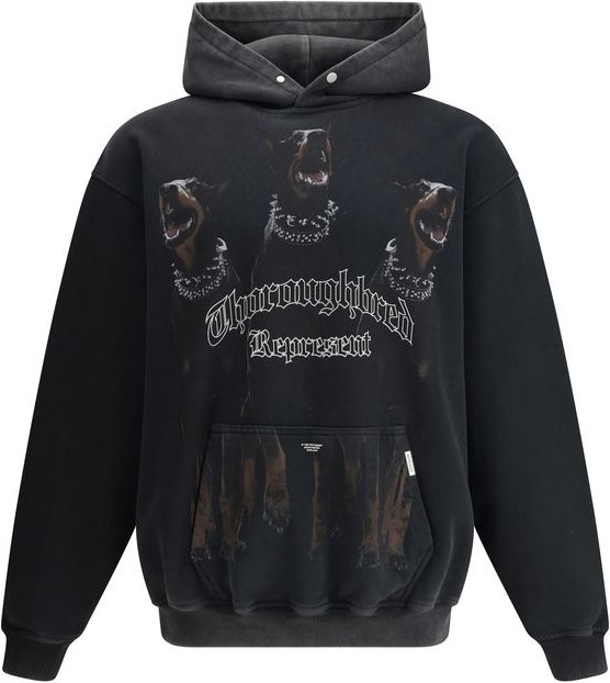 Represent schwarzes Baumwoll-Sweatshirt