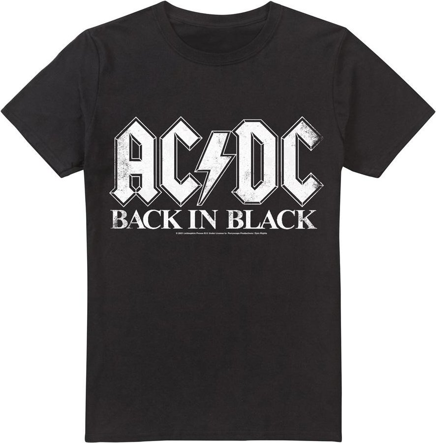 AC/DC - "Back In Black" T-Shirt für Herren (Schwarz)