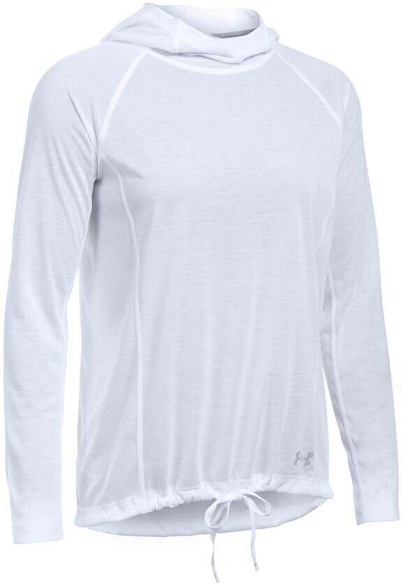 Under Armour Thread Borne Womens White Hoodie