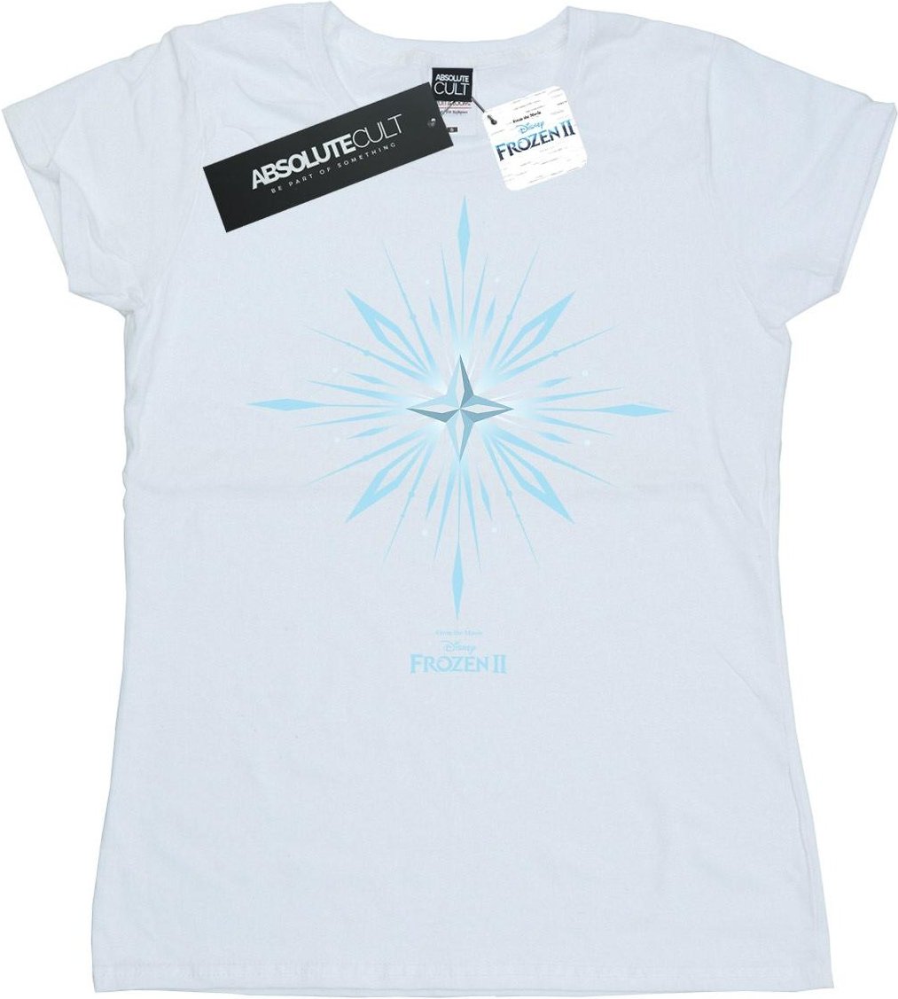 Disney - "Frozen 2 Elsa Signature Snowflake" T-Shirt für Damen (Weiß)