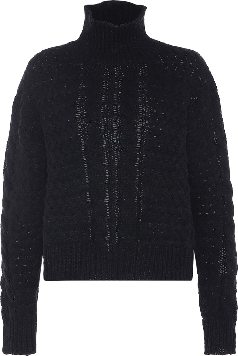 Thumbnail - Faina Pullover Damen schwarz