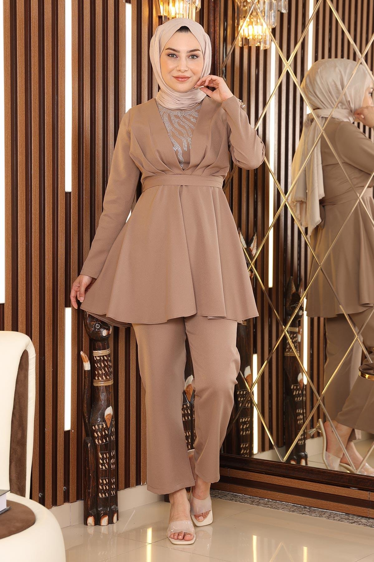 Stein Detailgürtel Set