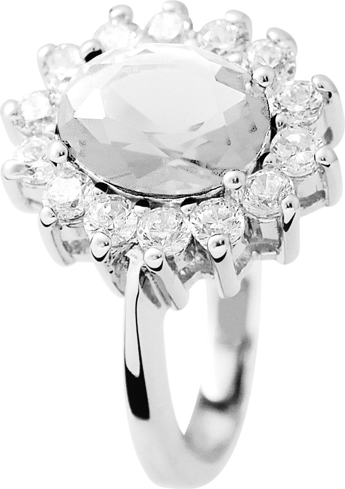 DIADEMA - Ring - Kristall - Kollektion Reines Weiß