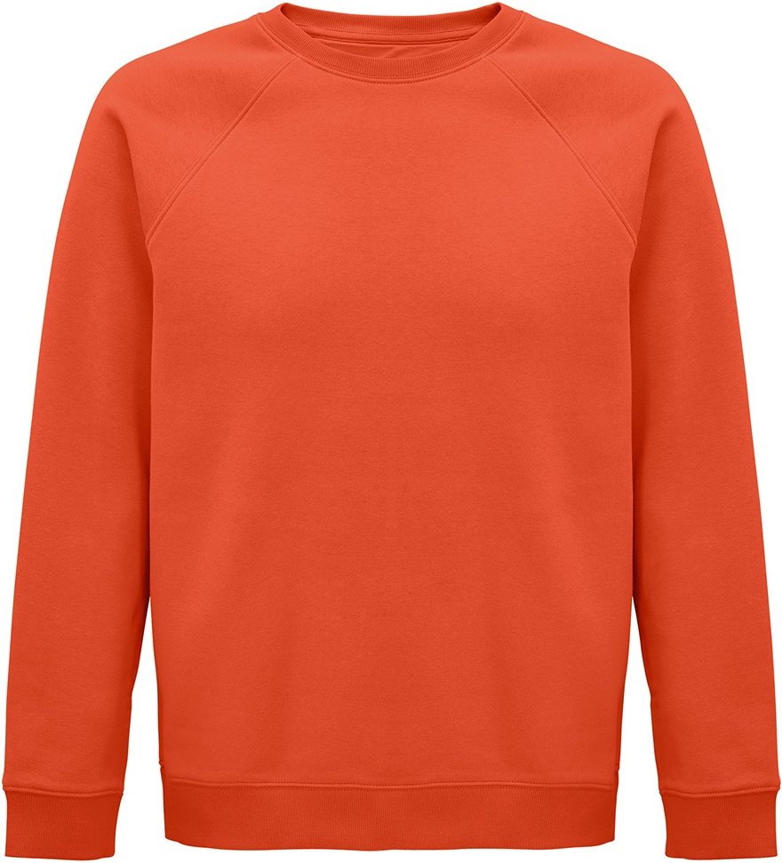 Thumbnail - SOLS Unisex Erwachsene Space Organic Raglan Sweatshirt (Burnt Orange)