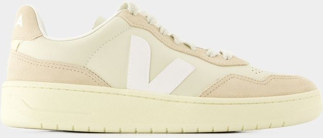 Sneakers V-90 - Veja - Leder - Beige