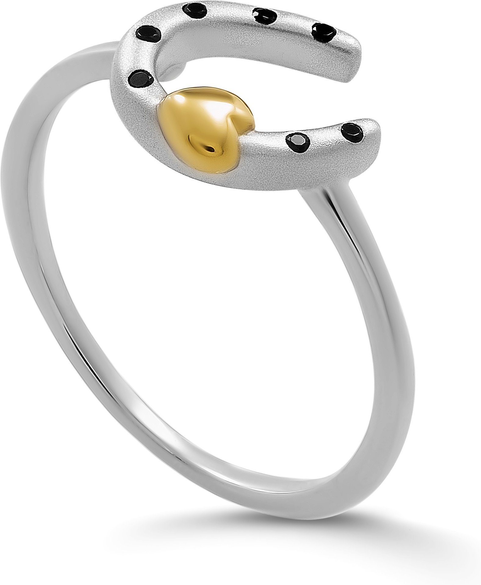 Orphelia 'Aurora' Damen-Ring aus 925er Sterlingsilber – Silber/Gold ZR-7525