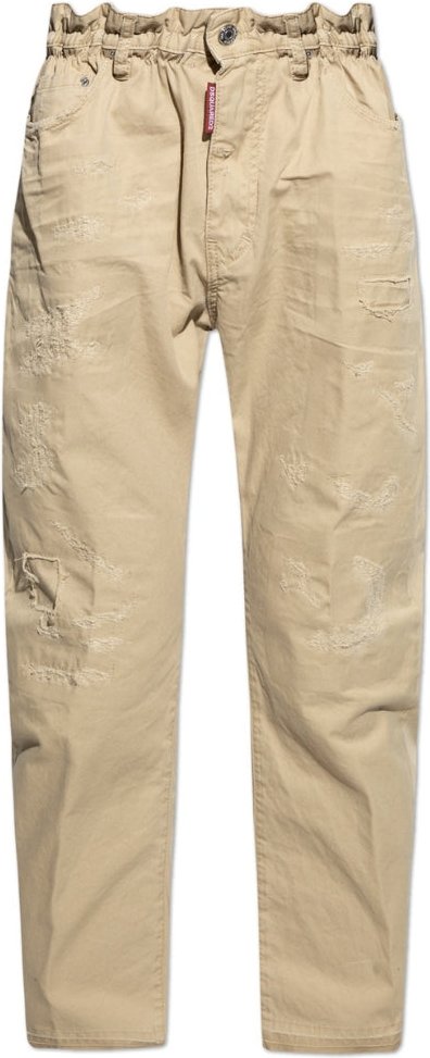 Dsquared2 Beige Hose Desert Tan