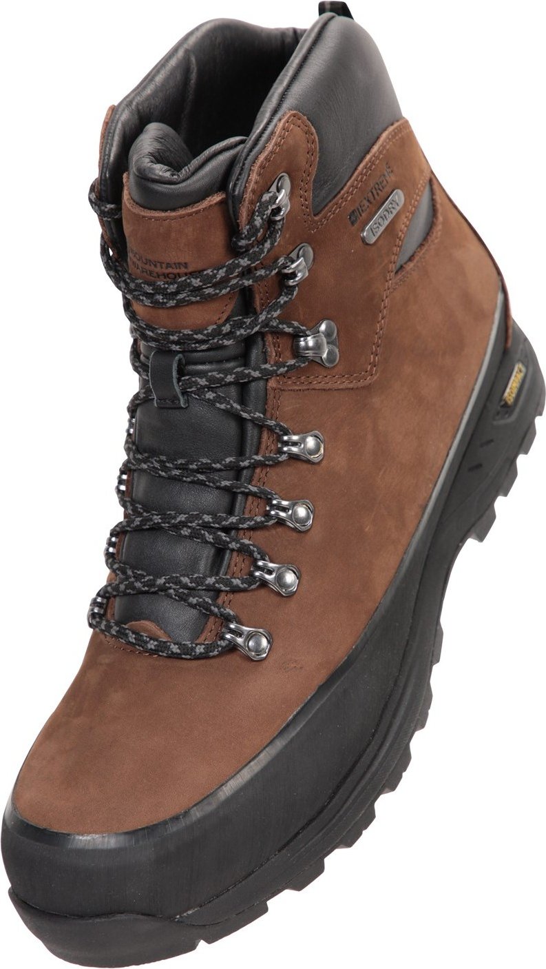 Mountain Warehouse Mens Quest Nubuck IsoGrip Wanderschuhe (Braun)