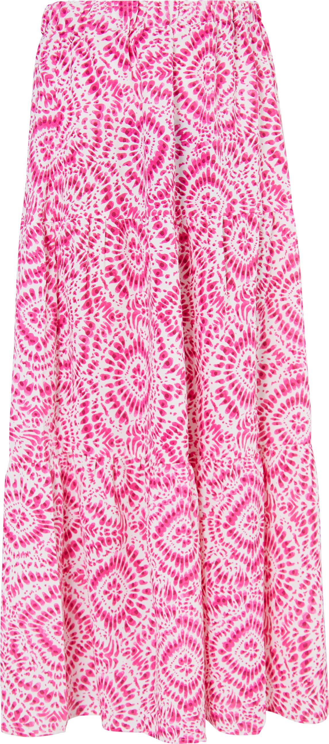 IZIA Maxirock mit Print Damen Rosa