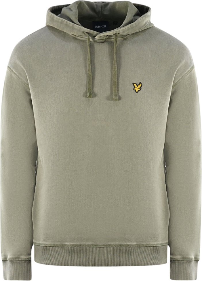 Lyle & Scott Markenlogo Grüner Pull-Over-Kapuzenpullover