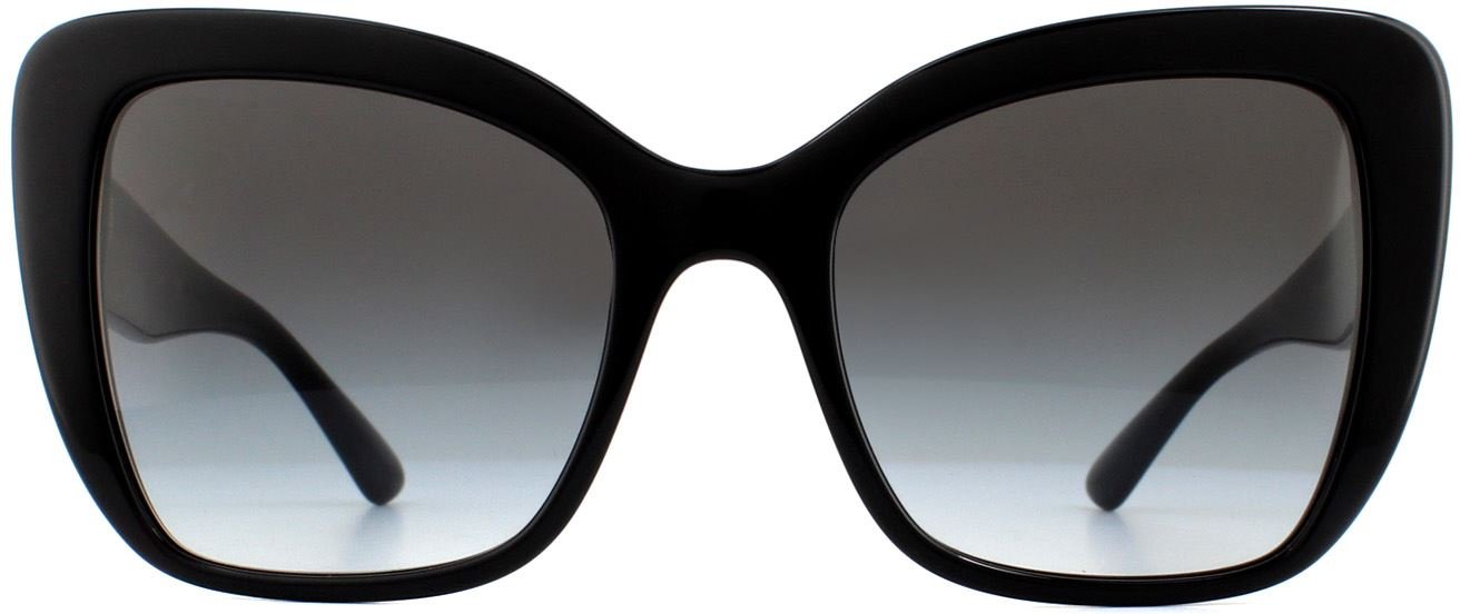 Lunettes De Soleil Dolce & Gabbana DG4348 501/8G Dégradé Gris Noir