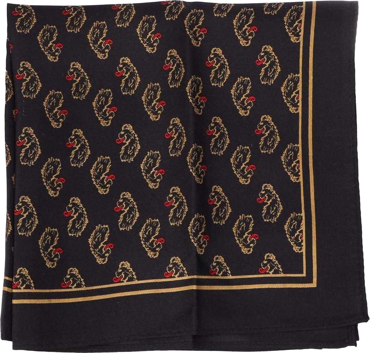 Luke 1977 - Herren Einstecktuch (Schwarz/Rot)